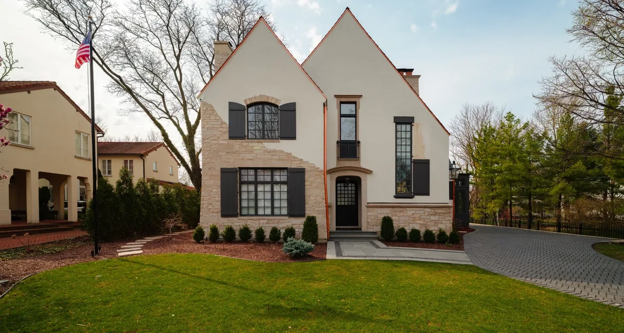 Front exterior facade of the completed Hinsdale Brava roof project