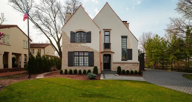 Brava slate roof and copper gutter system on the Hinsdale residence