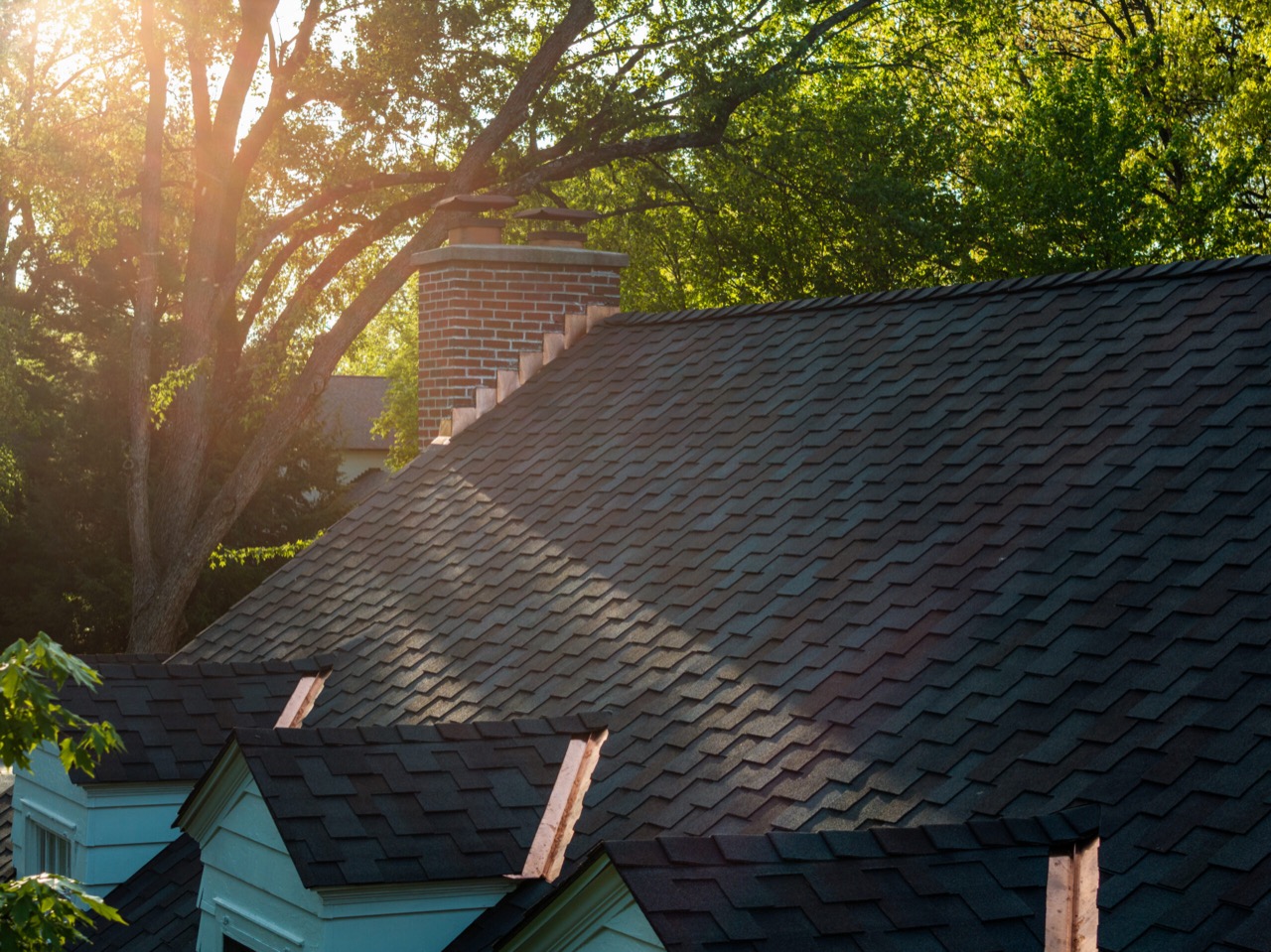 Malarkey Windsor roofing and custom copper project in Meridian Hills, Indianapolis, photo 12 of 12
