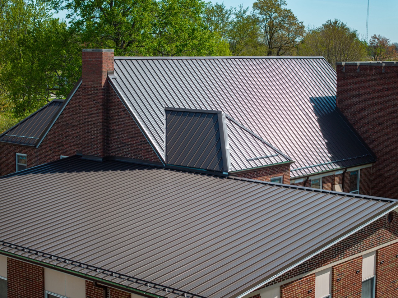 Standing-seam metal roofing project in Muncie, IN, photo 9 of 12