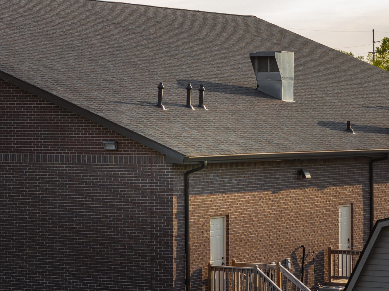 Polymer-modified roofing and gutters project in Carmel, IN, photo 5 of 12