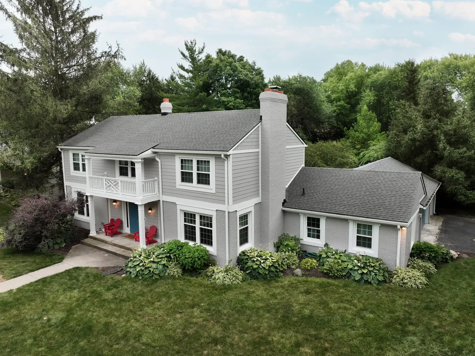 Vinyl siding on an Indianapolis home