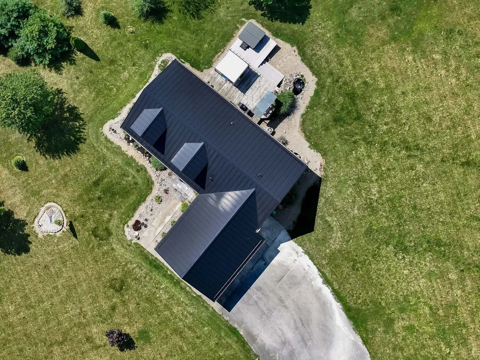 Standing-seam metal roofing, siding, windows and doors project in Kirklin, IN, photo 2 of 8