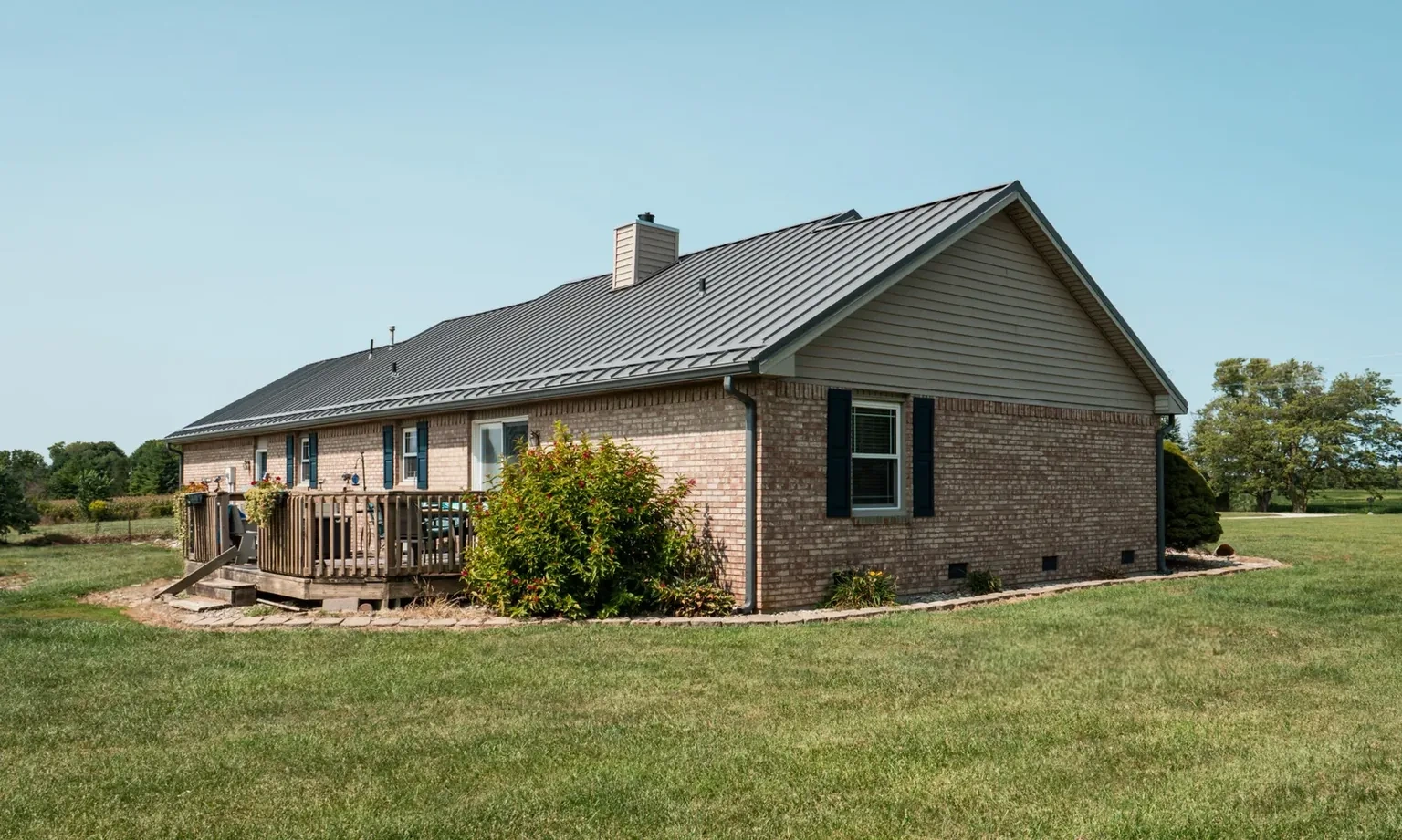 Standing-seam metal roofing and siding project in Kirklin, IN, photo 4 of 11