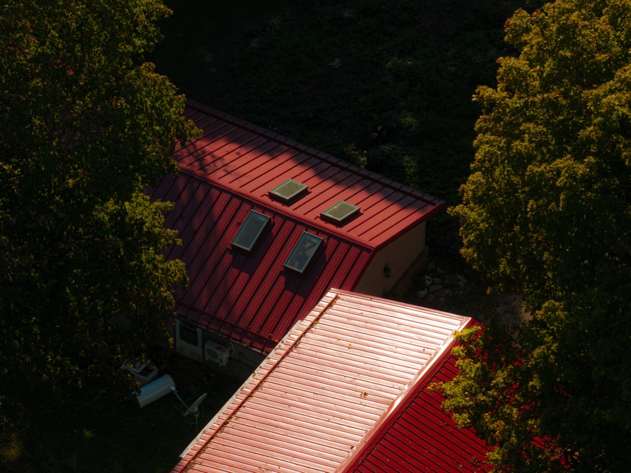Exposed-fastener metal roofing project in Kirklin, IN, photo 2 of 6