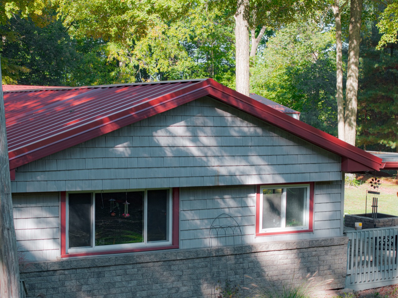 Exposed-fastener metal roofing project in Kirklin, IN, photo 3 of 6