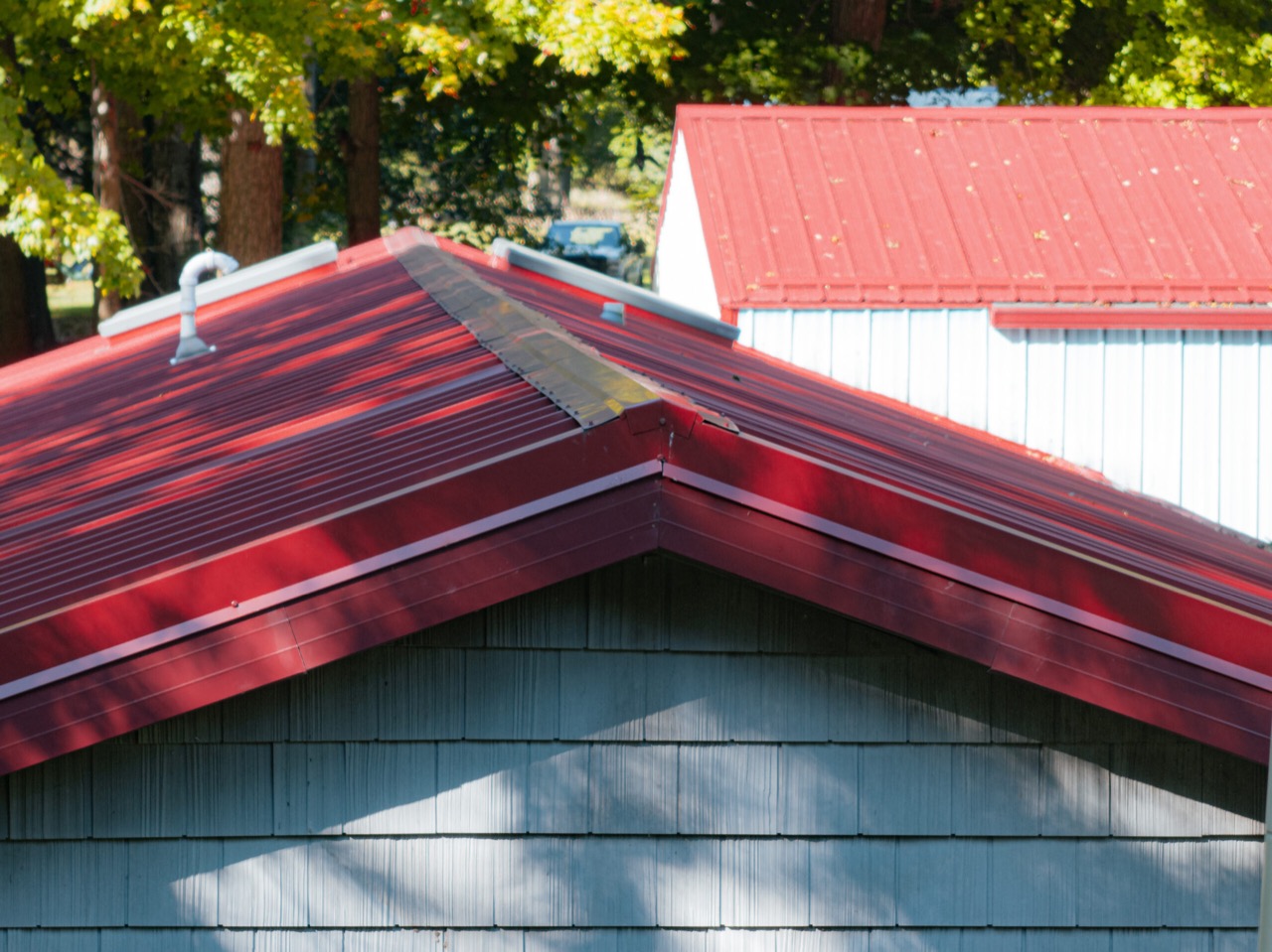 Exposed-fastener metal roofing project in Kirklin, IN, photo 4 of 6