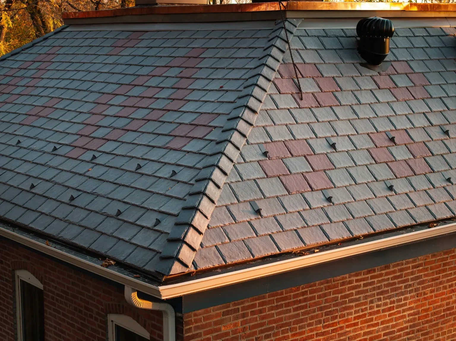 DaVinci composite slate roofing project in Kirklin, IN, photo 6 of 15