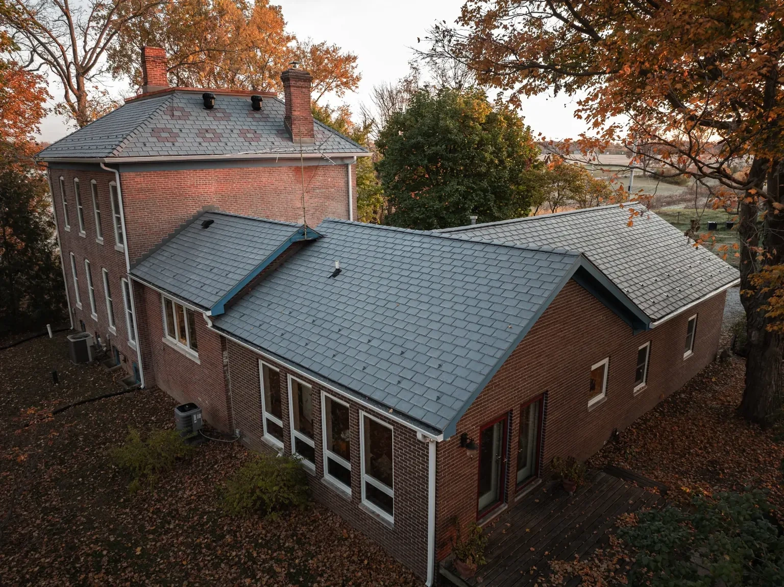 DaVinci composite slate roofing project in Kirklin, IN, photo 9 of 15