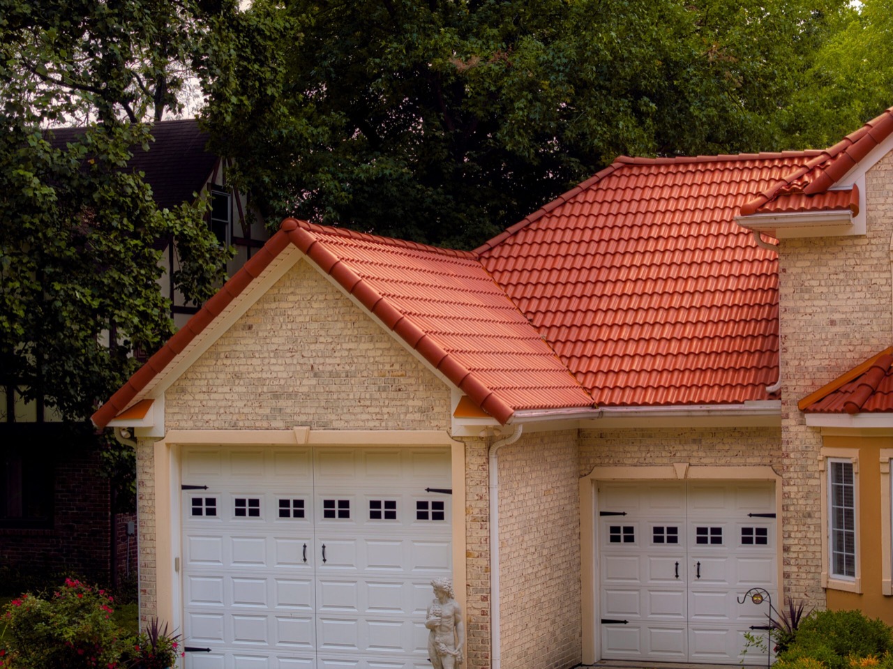 Brava synthetic Spanish barrel tile roofing project in Martinsville, IN, photo 3 of 12