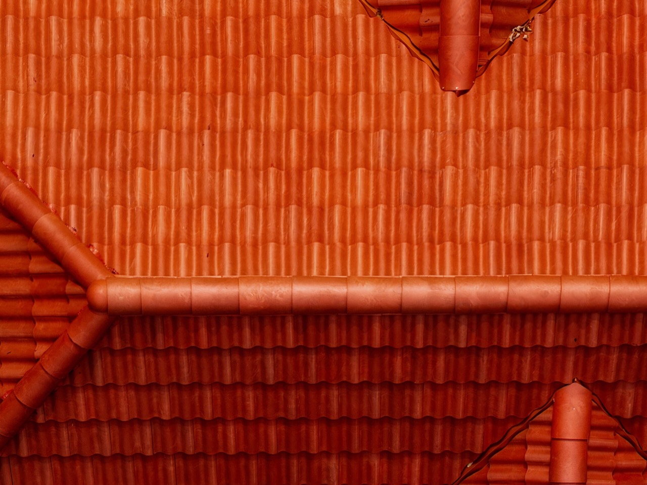 Brava synthetic Spanish barrel tile roofing project in Martinsville, IN, photo 6 of 12