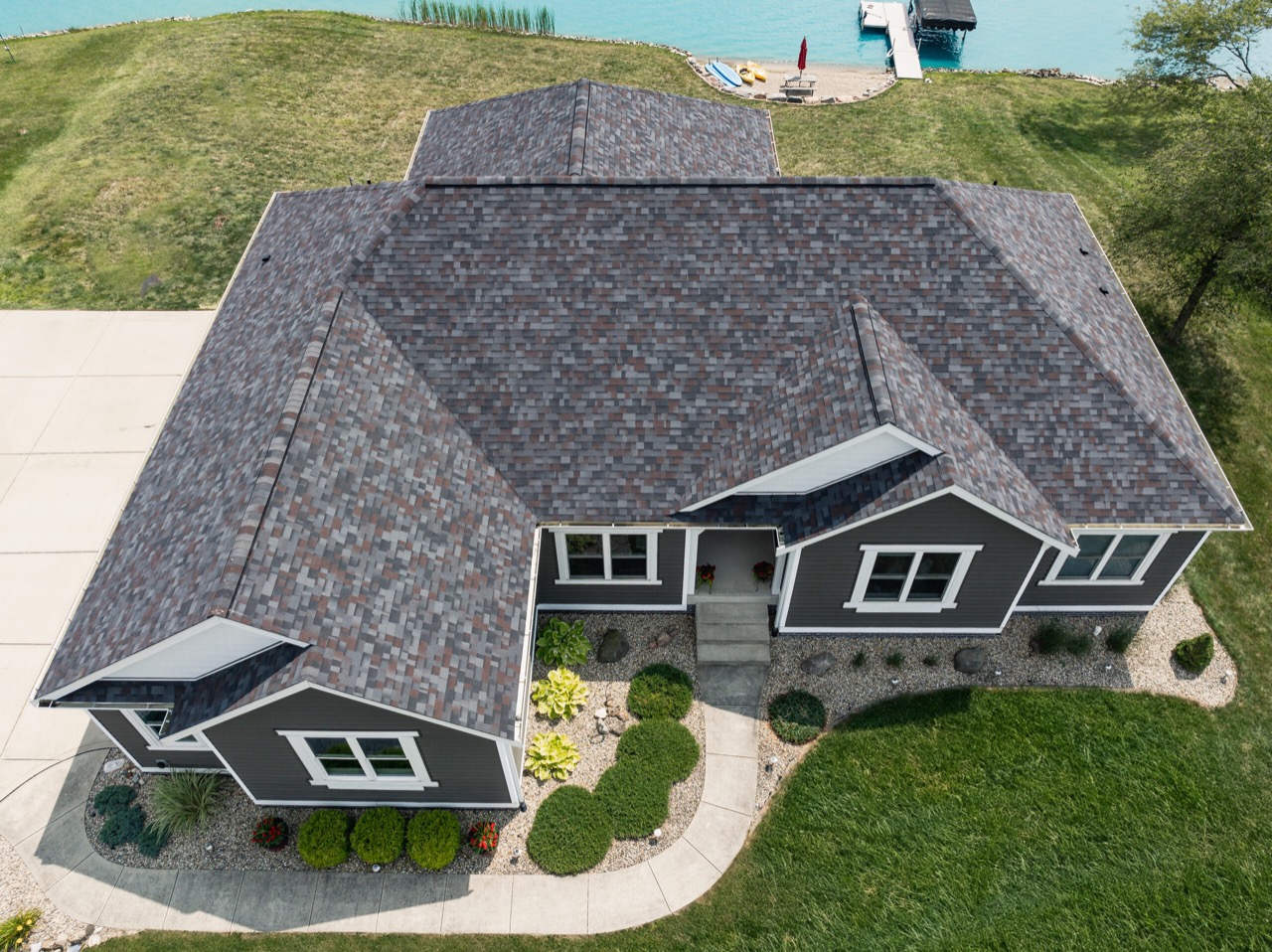 Malarkey Vista Black Oak roofing project in McCordsville, IN, photo 5 of 6