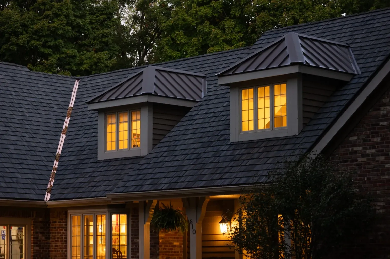 Brava composite cedar roofing and custom copper project in Monticello, IN, photo 3 of 15
