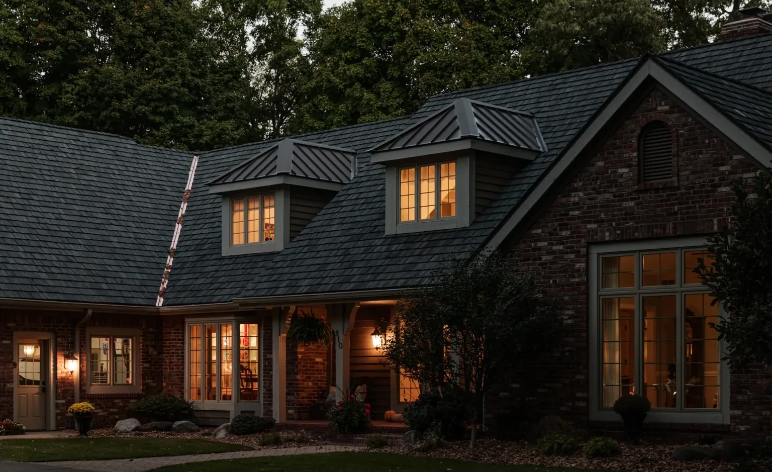 Brava composite cedar roofing and custom copper project in Monticello, IN, photo 5 of 15