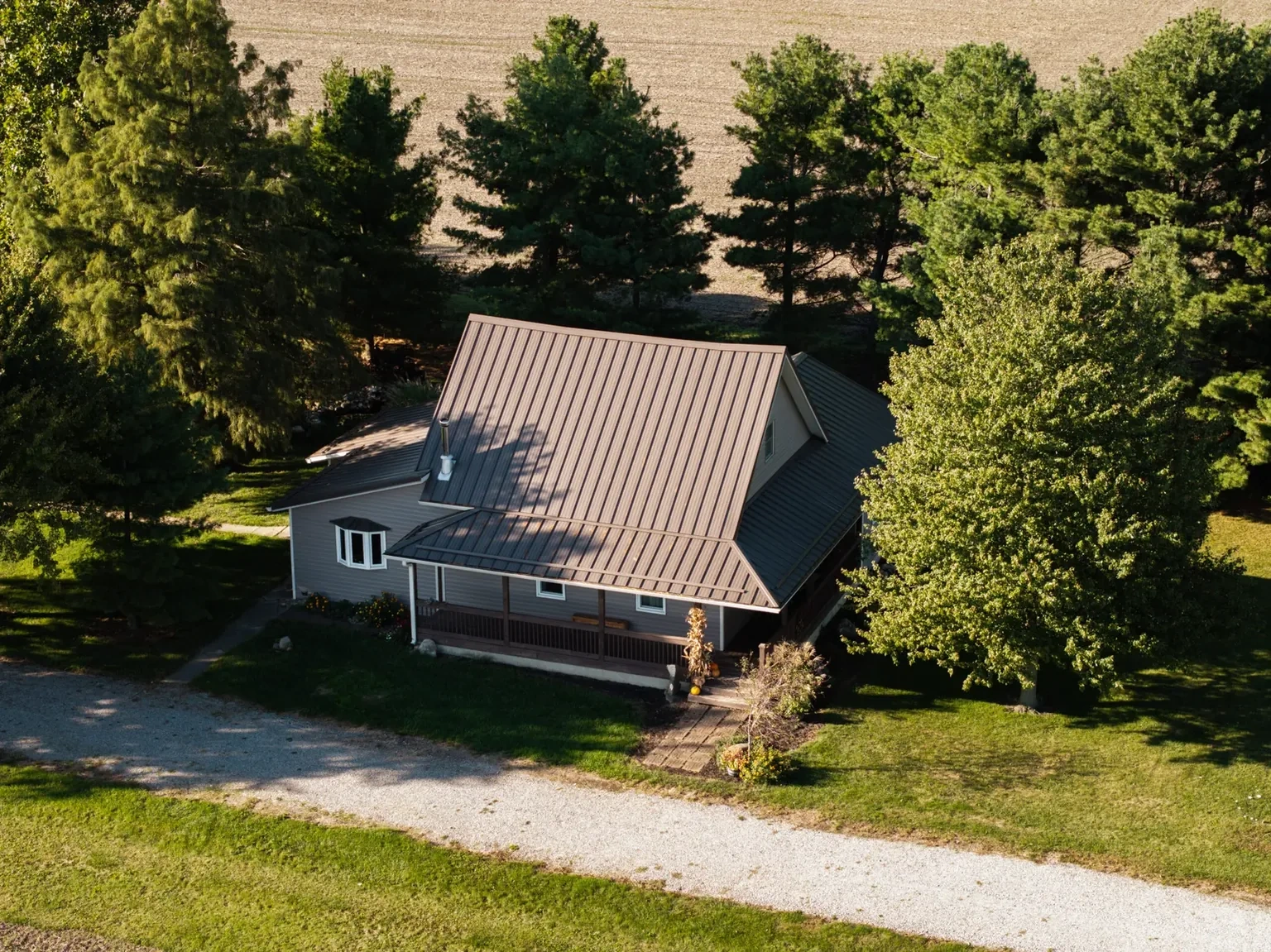 Standing-seam metal roofing and siding project in Frankfort, IN, photo 3 of 10