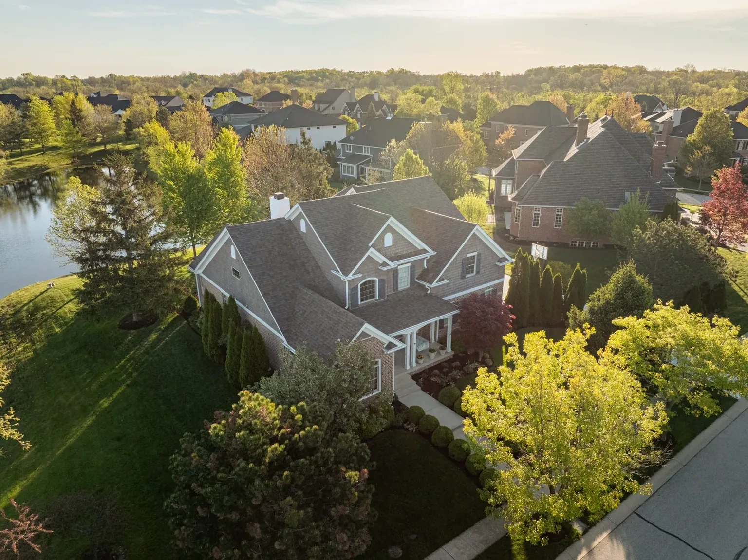Residential roofing project in Stonegate, Zionsville, IN, photo 14 of 15