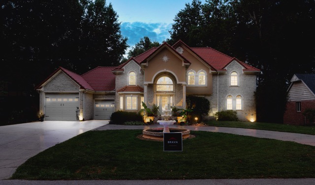 Brava synthetic Spanish barrel tile roof in Martinsville, Indiana