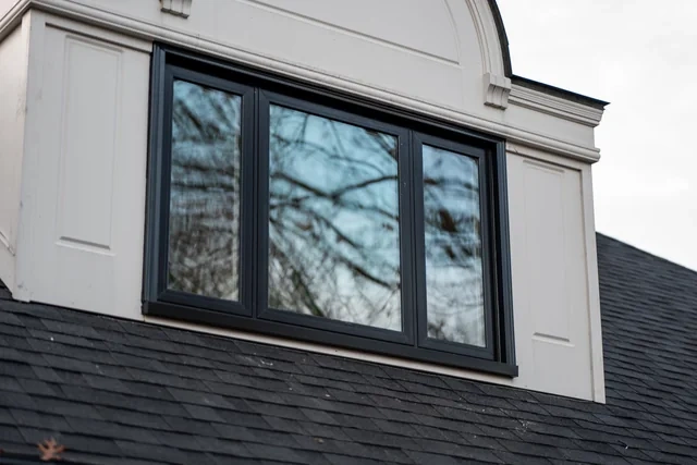 Roof and trim detail on the Spring Mill Vista project